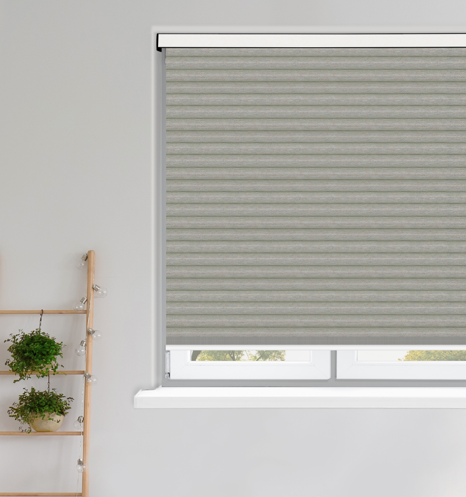 FRESCO BARELY BEIGE Cellular & Pleated Blinds by Louvolite
