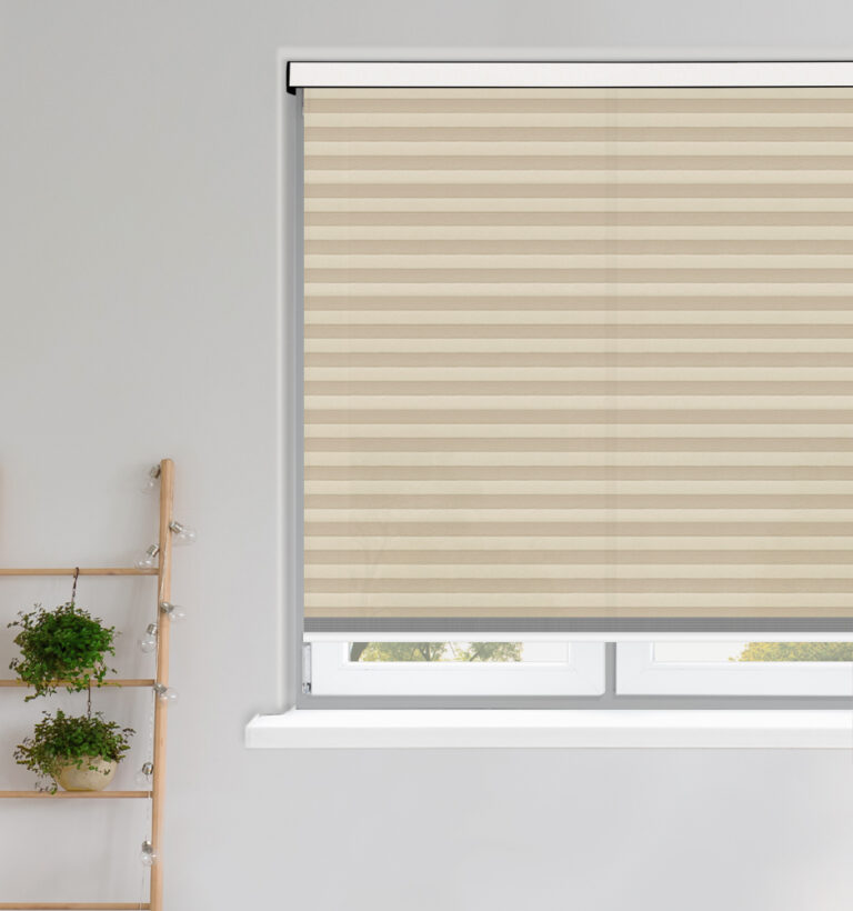 LUNA TAUPE Cellular & Pleated Blinds by Louvolite