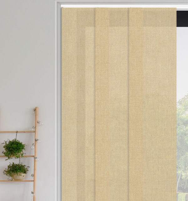 VOILE SANDSHELL Panel Blinds by Louvolite